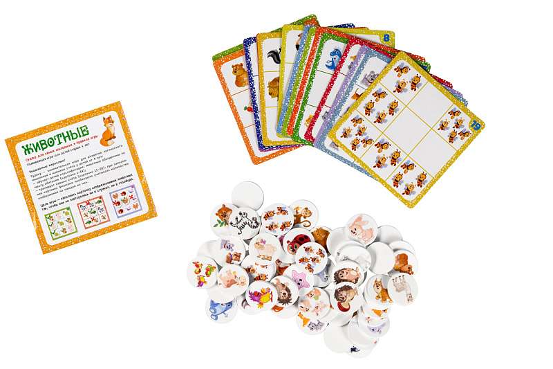 Attīstošā spēle - Dzīvnieki. Sudoku vismazākajiem