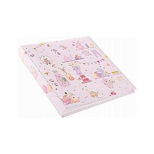 Fotoalbums 25x25cm 60 lapas. bērniem Wonderland rozā