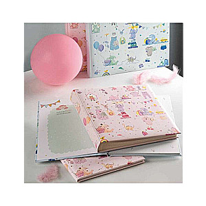 Fotoalbums 25x25cm 60 lapas. bērniem Wonderland rozā
