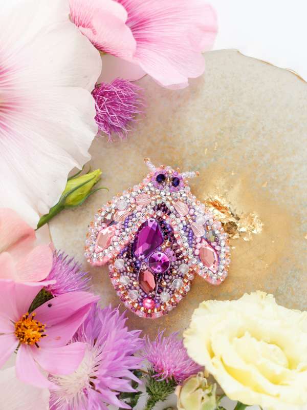 Bead Embroidery Kit - Ametrine Wings