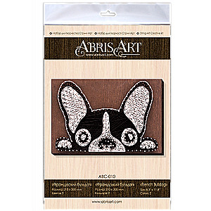 String-Art-Set - Französischer Bulldogge