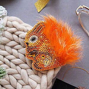 Set zum Sticken mit Perlen - Flauschig