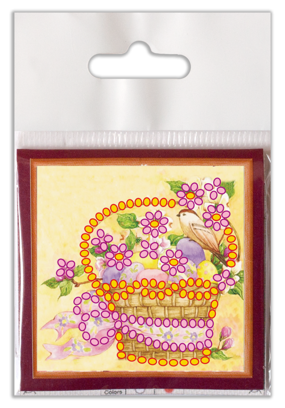 Bead embroidery kit - Mini magnet. Kevadine kingitus