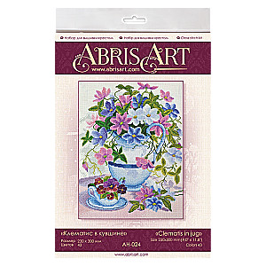 Cross Stitch Kit - Clematis in a Jug