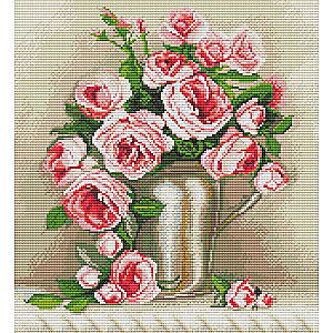 Dimanta mozaīka - Buzina. Rīta pušķis, 40x50cm