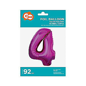 Folienballon 45/92cm 4, rosa