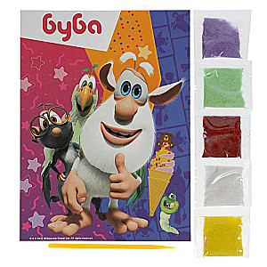 Radošais komplekts aplikācija no smiltīm - Buba 17*23 cm