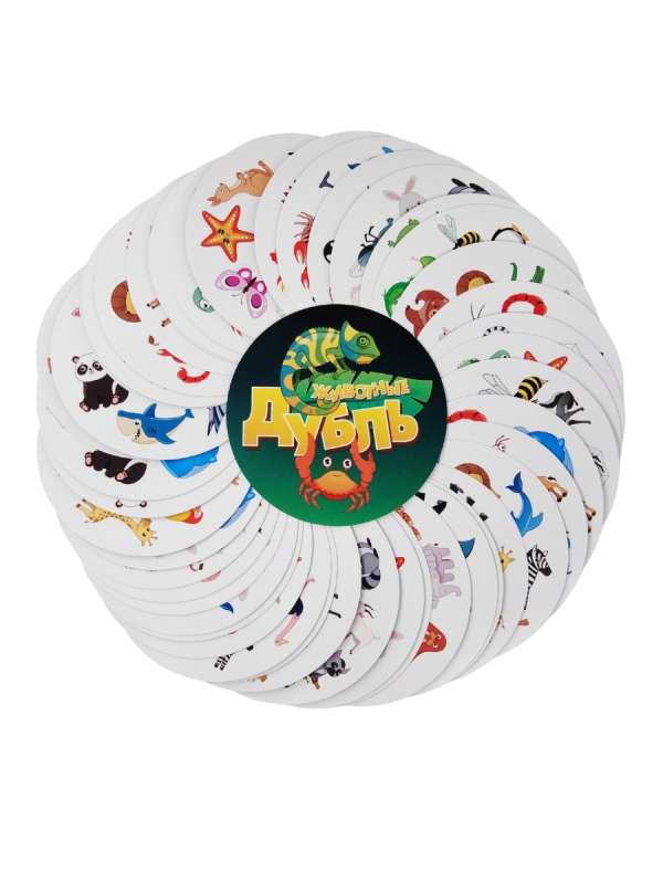 Board Game - Dobble. Animals