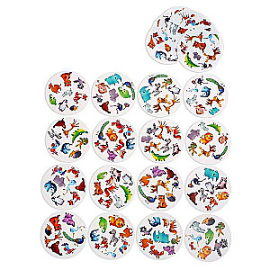 Tabletop game - Dobble. 24 plastic cards