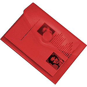 Envelope folder, A7, 85 * 120mm, red