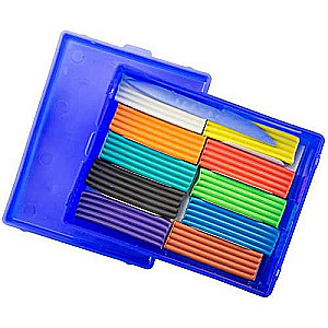 Plasticine Classic 10 colors in plastic container