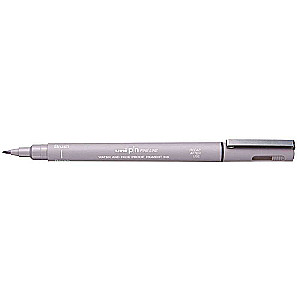 UNI PIN Bold&Brush Marker, Light Gray