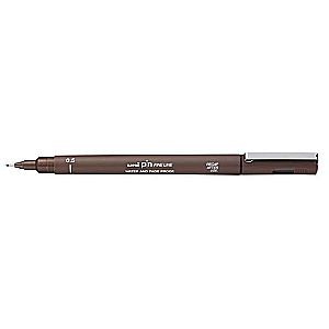 Liner UNI PIN Bold&Bruch, 0.5 braun