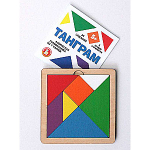 Puidust mõistatusmäng Tangram