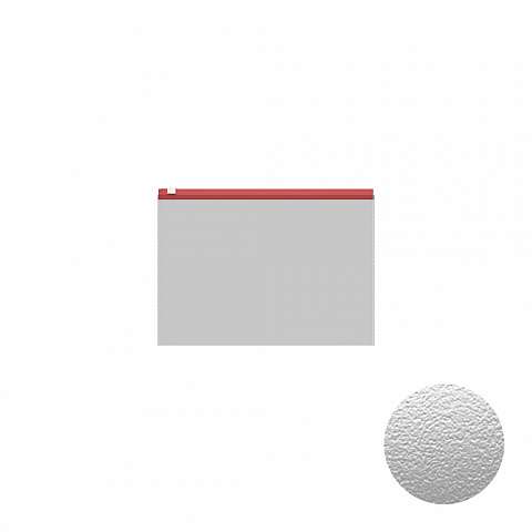 Zip bag plastic ErichKrause Fizzy Clear with colored zipper, C6, assorted