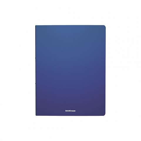 Plastic 2-ring folder ErichKrause Matt Classic, 24mm, A4, blue