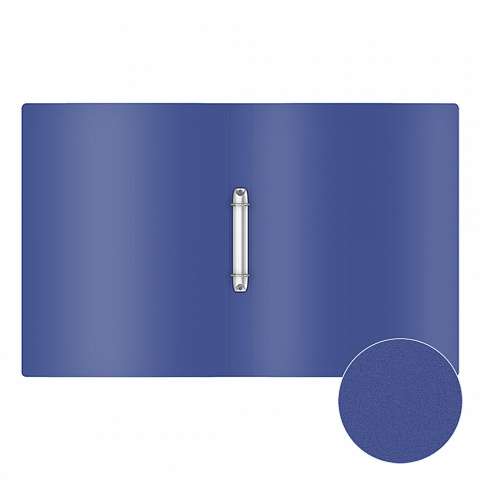 Plastic 2-ring folder ErichKrause Matt Classic, 24mm, A4, blue