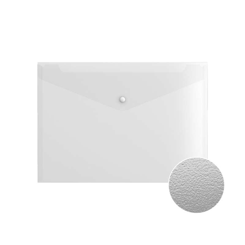 Kunststoff-Buttons-Ordner ErichKrause Fizzy Clear, A4, transparent