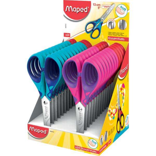 MAPED Essentials Pulse Soft 13 cm šķēres, dažādībā