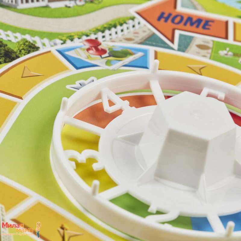 Brettspiel - Spiel des Lebens. Junior