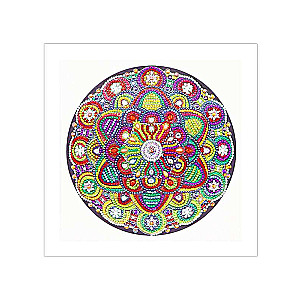 Dimanta mozaīka 30x30 cm ORNAMENTS 15,1 dizains, dažādu izmēru akmeņi