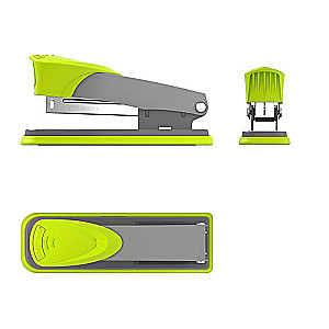 Sūklis №24/6 ErichKrause Quadro Half-strip iki 30 lapų, pilkai žalias