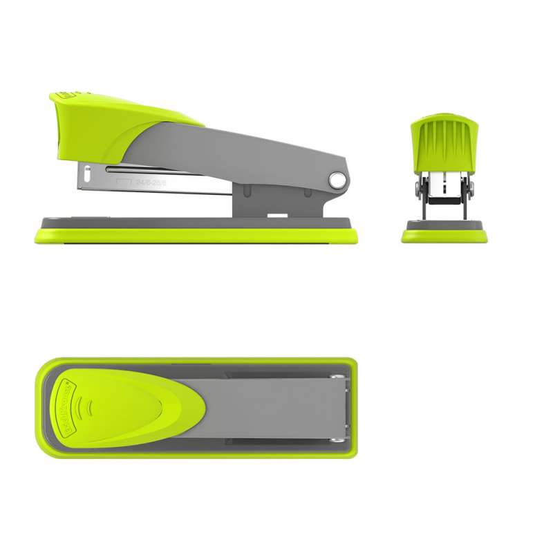 Sūklis №24/6 ErichKrause Quadro Half-strip iki 30 lapų, pilkai žalias