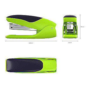 Zszywacz №24/6 ErichKrause® ErgoLine do 30 arkuszy, jaskrawo-limonkowy