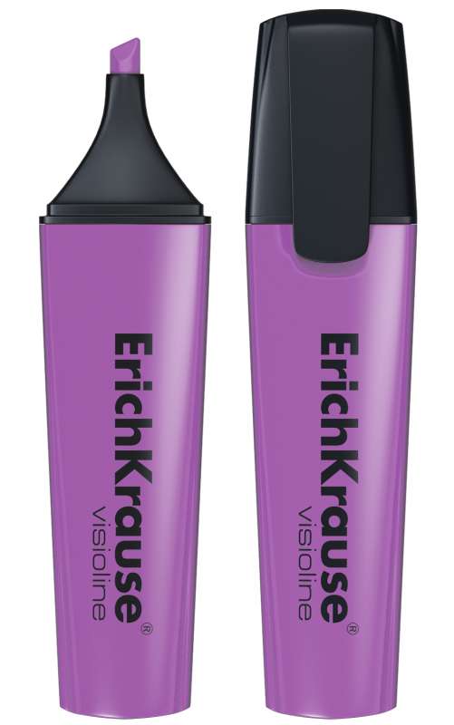 Tekstmarķieris ErichKrause Visioline V-12, tintes krāsa violeta