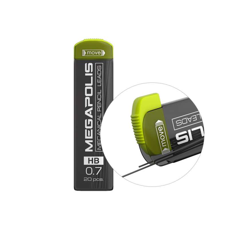 ErichKrause MEGAPOLIS Concept Bleistiftminen für mechanische Bleistifte 0,7 mm