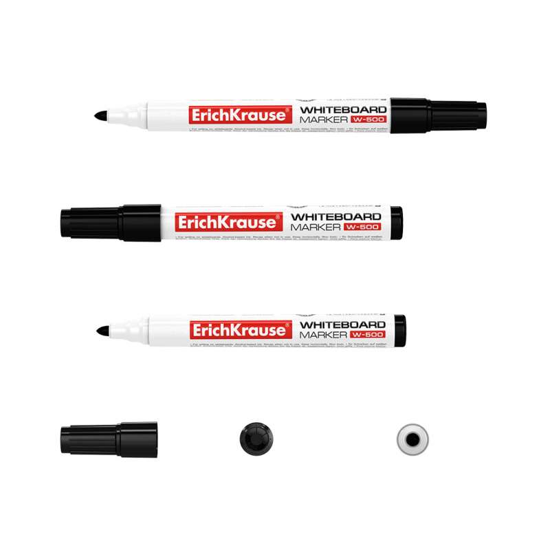 Marķieris tāfelēm ErichKrause W-500, tintes krāsa melna