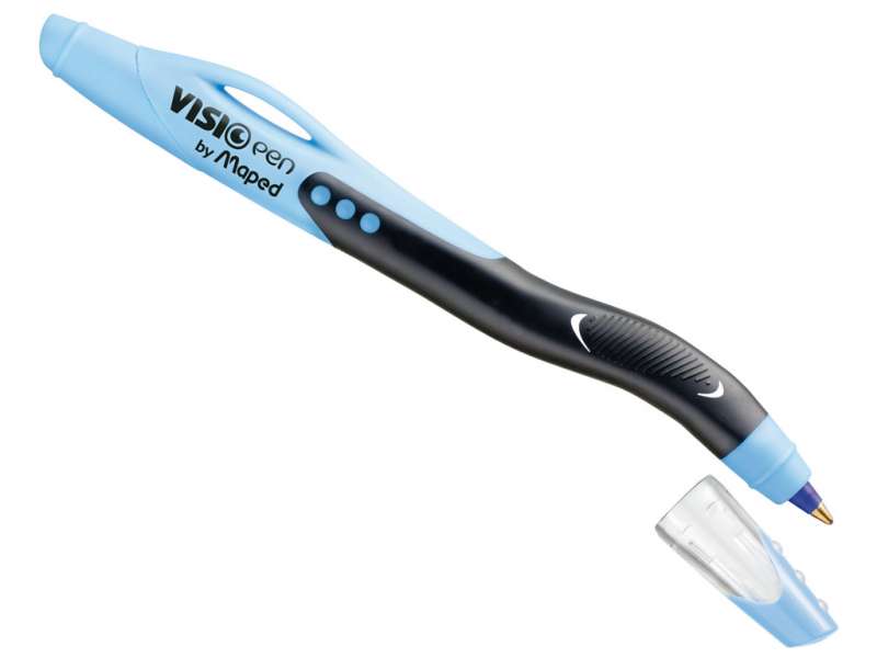 Rokas pildspalva kreisajiem MAPED VISIO 0,7 mm, zila