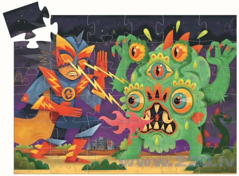 Puzzle sylwetkowe Superbohater 36 elementów
