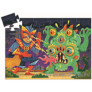 Puzzle sylwetkowe Superbohater 36 elementów