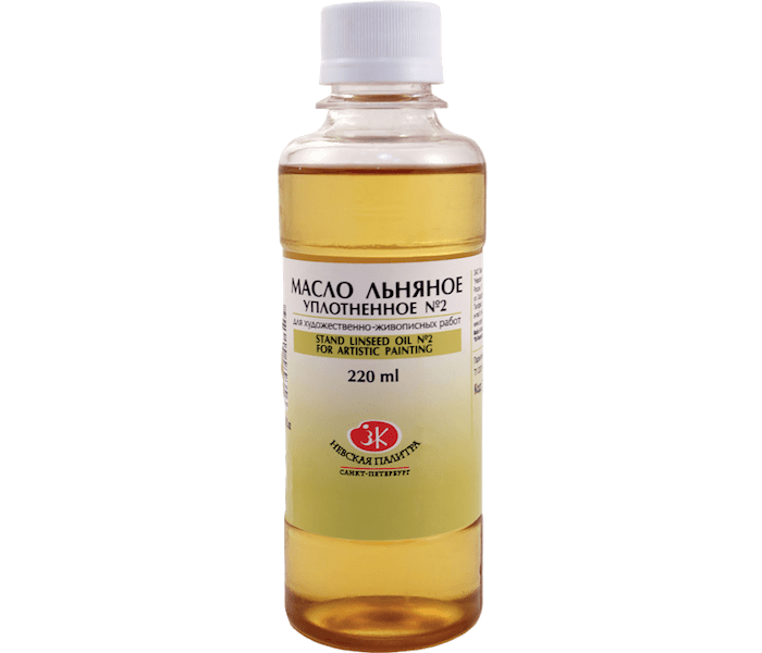 Leinöl für künstlerische Malerei, Flasche 220ml.