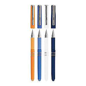 Długopis - Linc AXO/0.5 mm/ niebieski wkład/czarny /biały