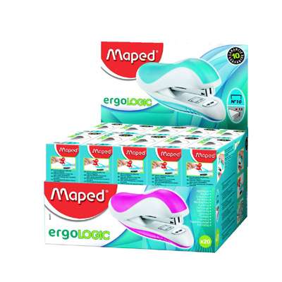 MAPED Ergologic Pocket №10 Stapler Assorted