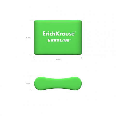 Radiergummi ErichKrause ErgoLine Pillow, in verschiedenen Farben