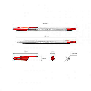 Ballpoint pen ErichKrause R-301 Classic Stick 1.0, ink color green