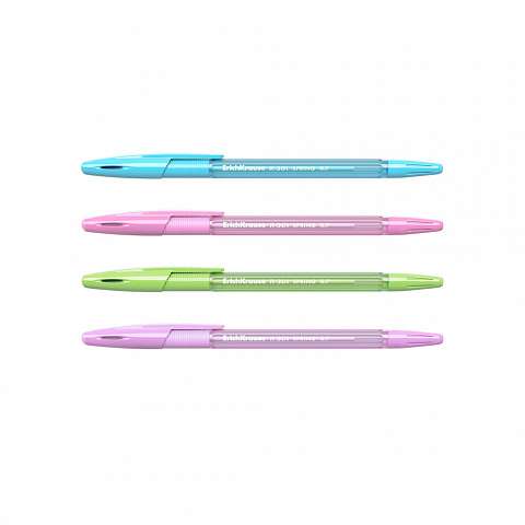 Kugelschreiber ErichKrause R-301 Spring Stick&Grip 0.7, Tinte blau