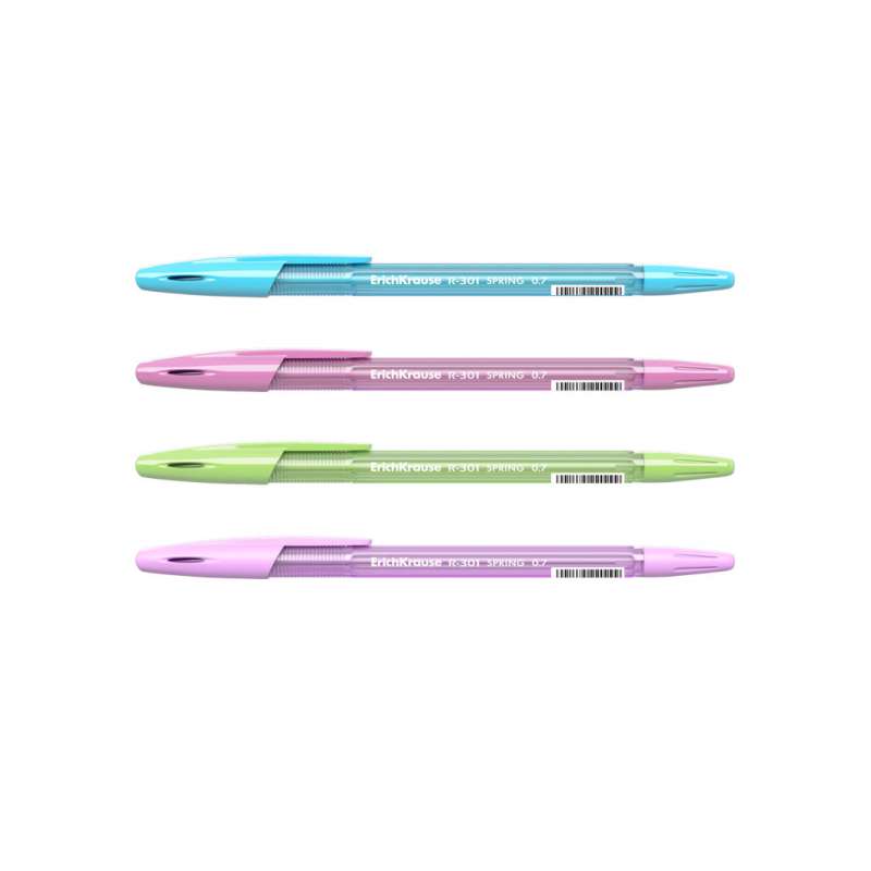 Długopis kulkowy ErichKrause® R-301 Spring Stick 0.7, kolor atramentu niebieski