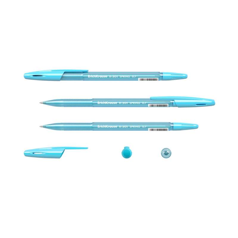 Długopis kulkowy ErichKrause® R-301 Spring Stick 0.7, kolor atramentu niebieski