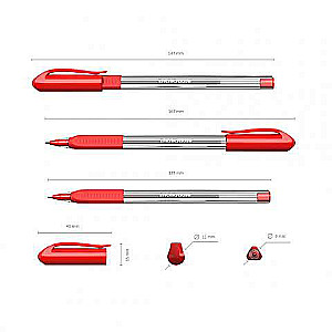Ручка шариковая - Ultra Glide Technology, красная