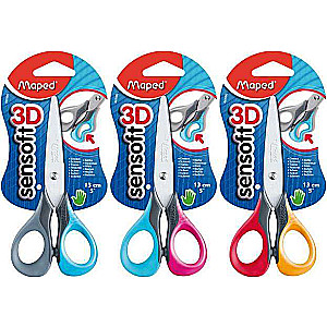 Žirklės MAPED Sensoft 3D 13cm, pasirinkime