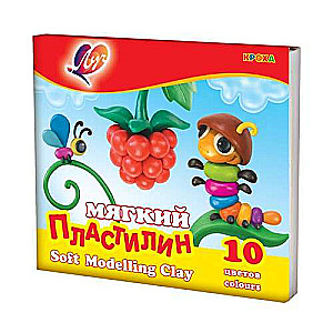 Plasticine LUTCH KROHA 10 colors