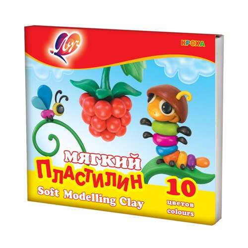 Plasticine LUTCH KROHA 10 colors