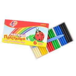 Soft Plasticine Kroha 6 Colors