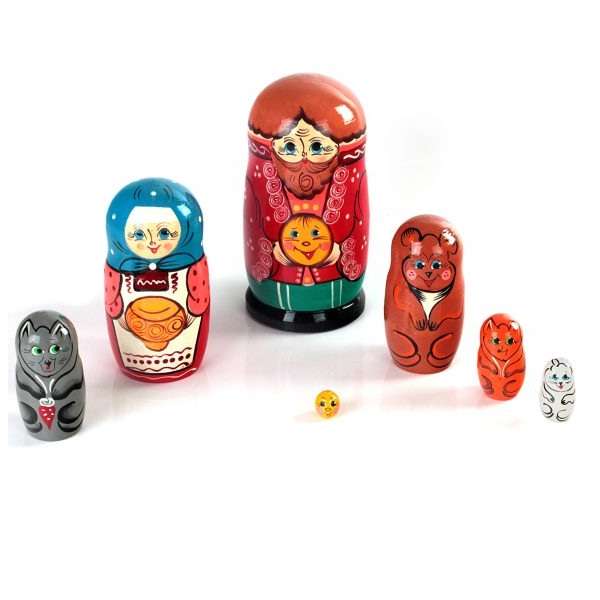 Matrioszka Kolobok, 7 lalek