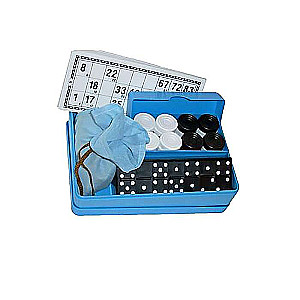 Komplekt 3 in 1. Venemaa mängud (loto, maled, dominod)