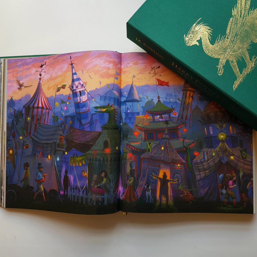 Joanne Rowling: Harry Potter und der Feuerkelch. Deluxe illustrierte Schuber-Ausgabe